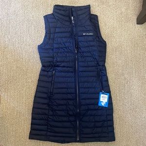 NWT Columbia insulated long vest